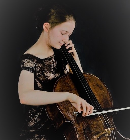 Anna Crawford plays her cello