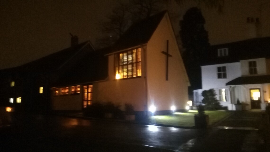 Whitgift House Chapel at night